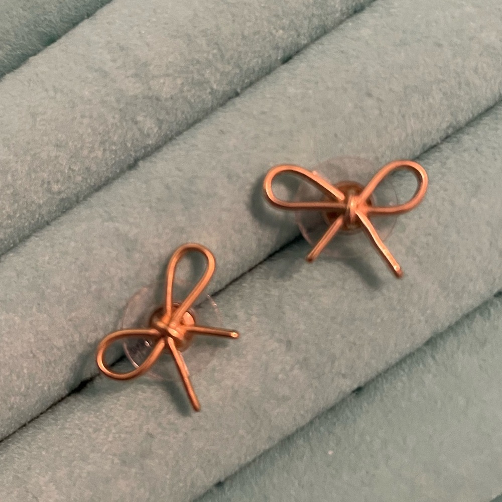 Kate Spade Gold Bow Earrings